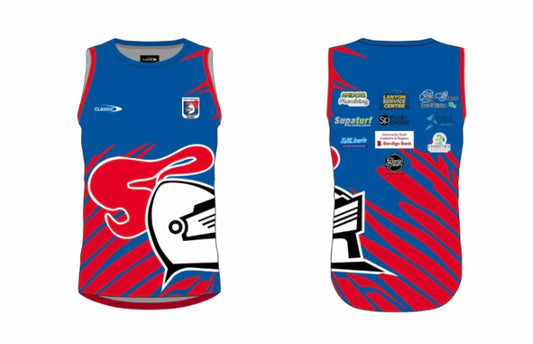 STK Singlet Blue